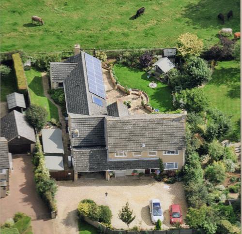 Aerial view of Wickham House